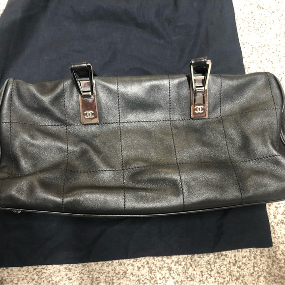 EUC CHANEL Chocolate Bar Boston Bag - Picture 8 of 16